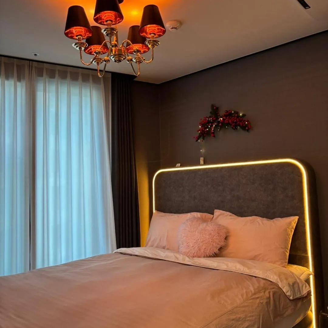 Apartment 1 Minute To The Beach! Free Parking! Sauna And Gym Busan
